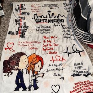 Greys anatomy blanket